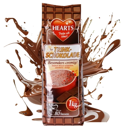 Czekolada do picia HEARTS 1KG CAPPUCINO TRINK CHOCOLATE